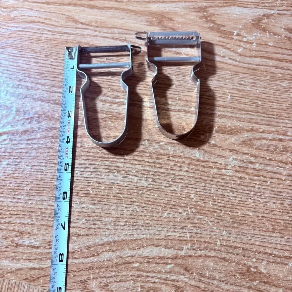 Star Zena Swiss Metal Vegetable Peeler Eye Remover Switzerland Lot of 2
